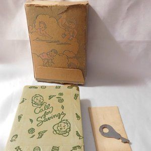 Vintage Zell Call For Savings The First Step Baby's Bank